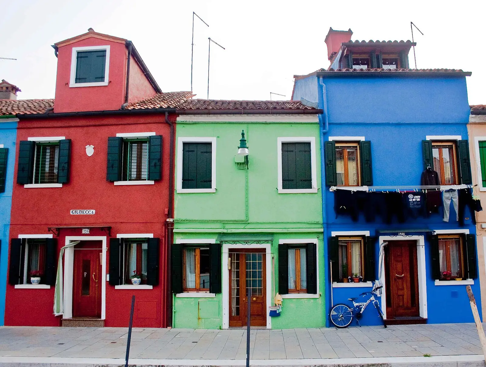 Kanäle und venezianische Architektur in der Lagune
