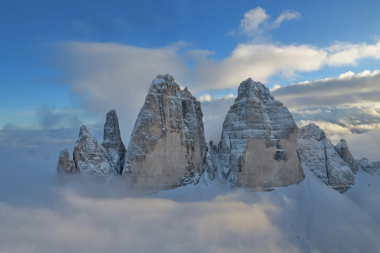 Paysage de montagne dans les Dolomites