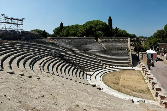 Das römische Theater in Ostia Antica